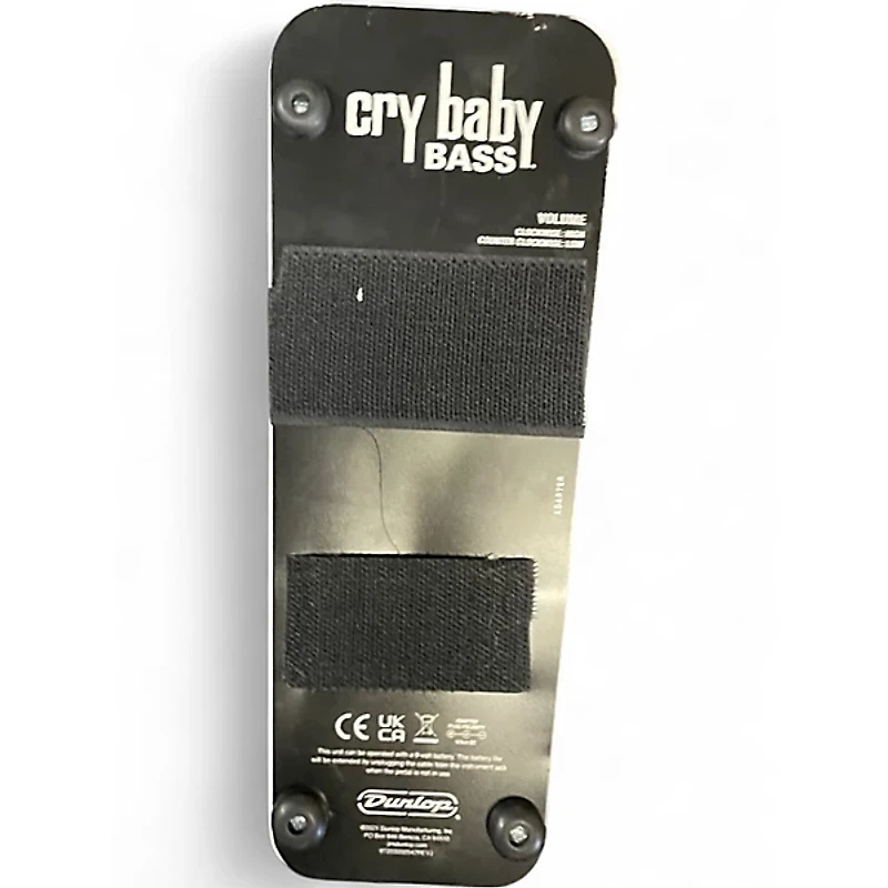 Used Dunlop 105Q Cry Baby Bass Wah Bass Effect Pedal
