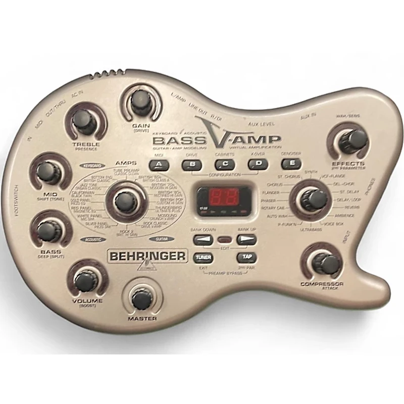 Used Behringer Bass V-AMP Bass Effect Pedal