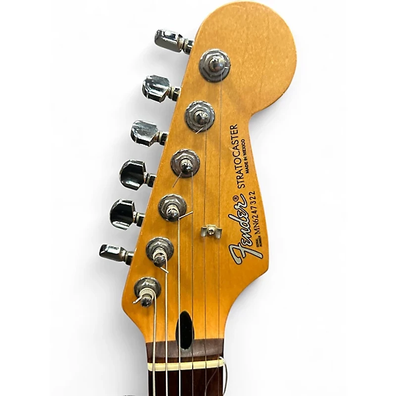 Used Fender Roland-Ready Stratocaster  Black Solid Body Electric Guitar