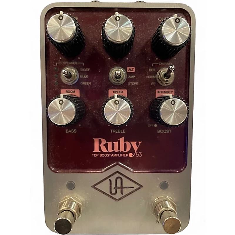 Used Universal Audio UAFX Ruby '63 Top Boost Amplifier Guitar Preamp