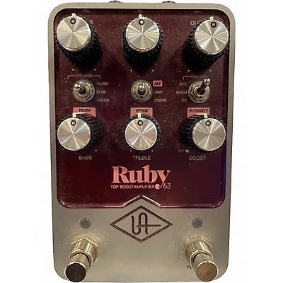 Used Universal Audio UAFX Ruby '63 Top Boost Amplifier Guitar Preamp