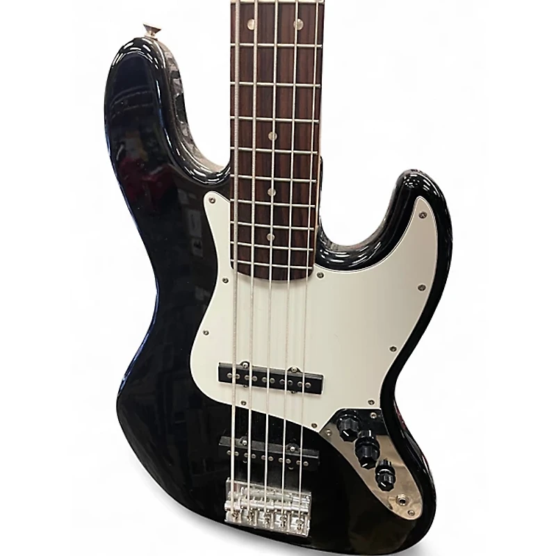 Used Squier Affinity Jazz Bass V 5 String Black Electric Bass Guitar