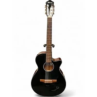 Used Ibanez AEG50N Black Classical Acoustic Guitar
