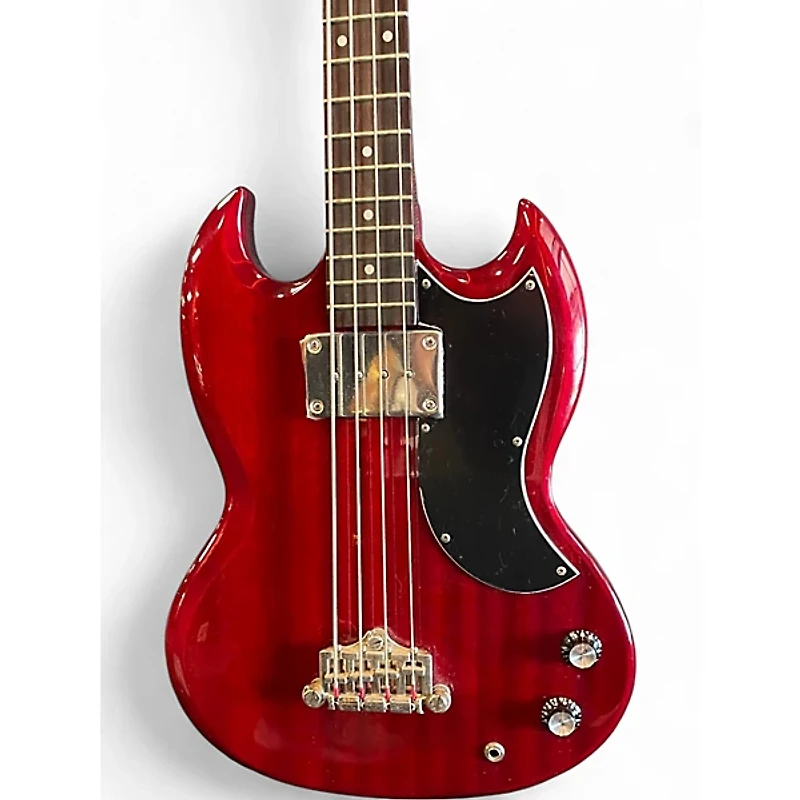 Used Epiphone EB0 CHERRY RED Electric Bass Guitar