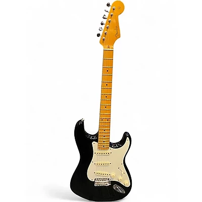 Used Fender Artist Series Eric Johnson Stratocaster Black Solid Body Electric Guitar