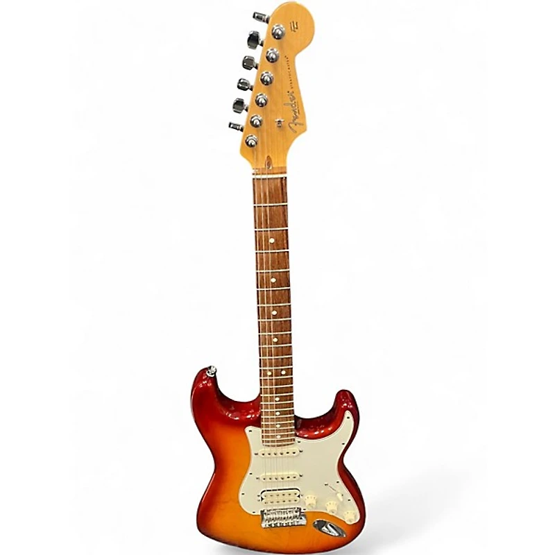 Used Fender American Standard Stratocaster HSS Sienna Sunburst Solid Body Electric Guitar