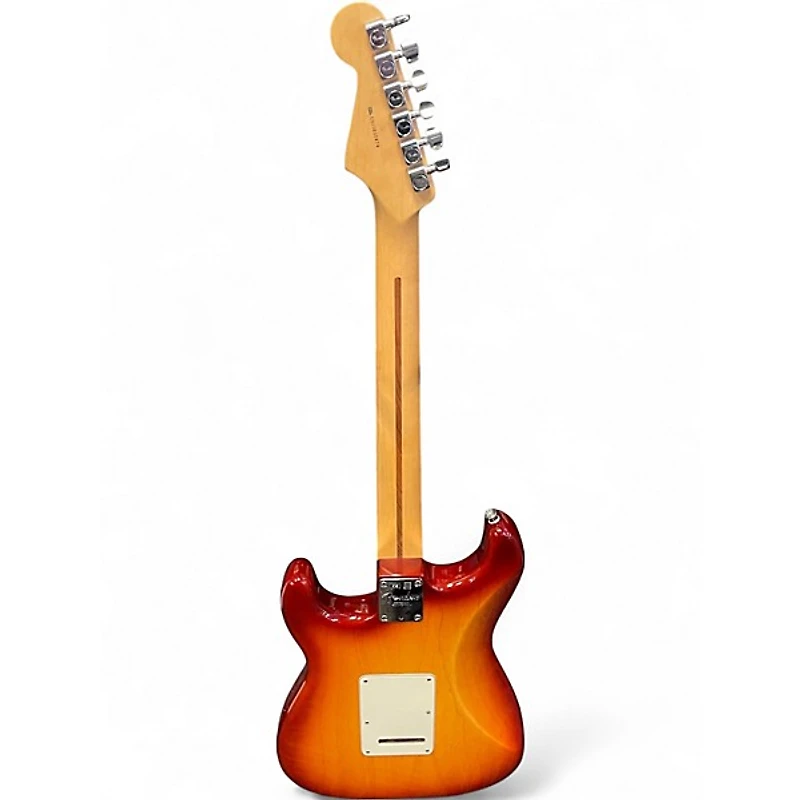 Used Fender American Standard Stratocaster HSS Sienna Sunburst Solid Body Electric Guitar