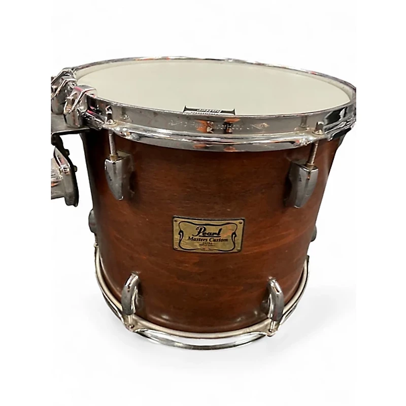 Used Pearl 3 Piece MASTERS CUSTOM EXTRA MAPLE Brown Drum Kit