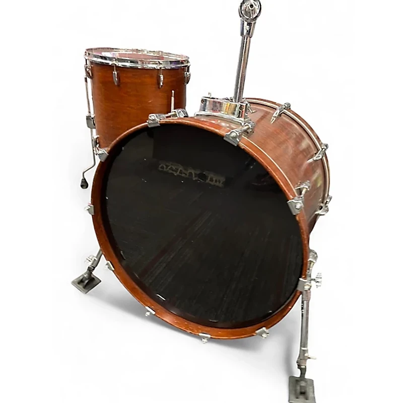 Used Pearl 3 Piece MASTERS CUSTOM EXTRA MAPLE Brown Drum Kit