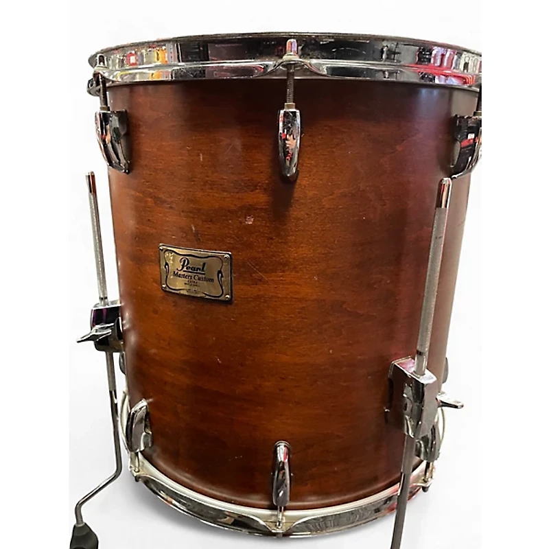 Used Pearl 3 Piece MASTERS CUSTOM EXTRA MAPLE Brown Drum Kit