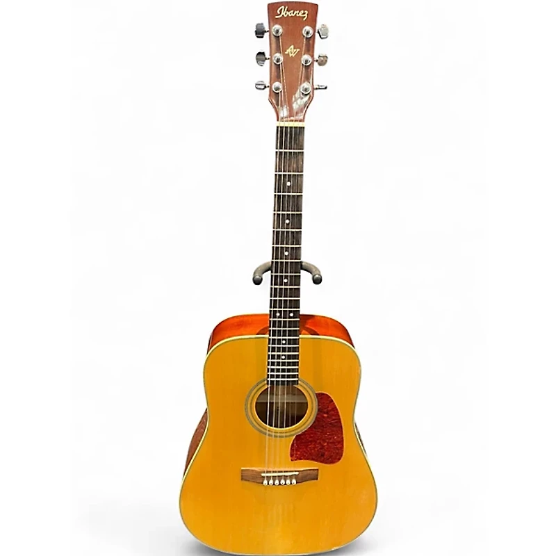 Used Ibanez AW10 Natural Acoustic Guitar