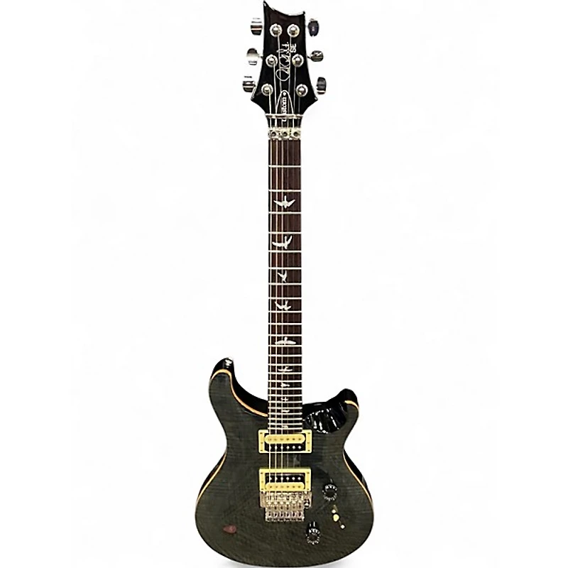 Used PRS SE Custom 24 Trans Charcoal Solid Body Electric Guitar