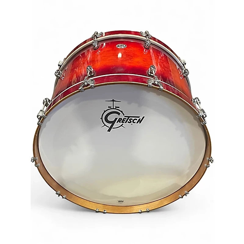 Used Gretsch Drums 4 Piece Catalina Club Rock CHERRY BURST Drum Kit