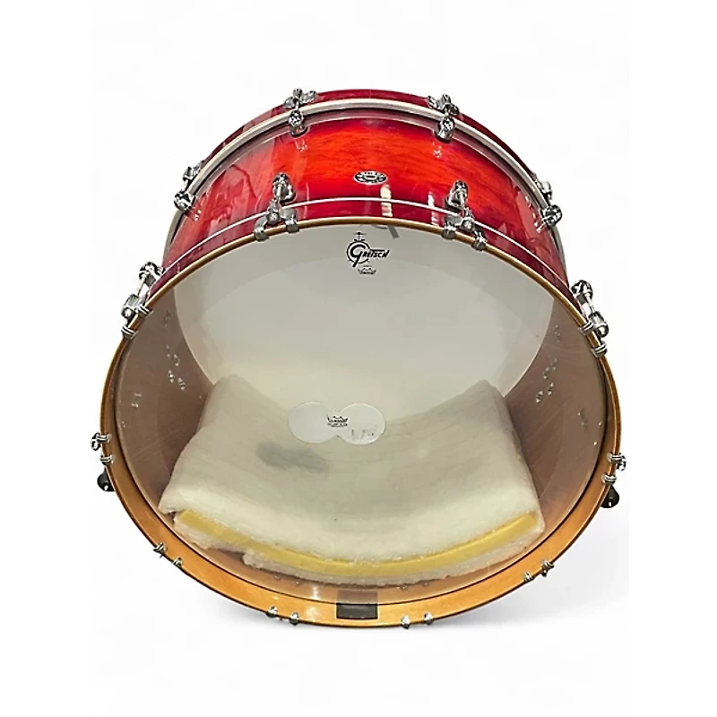 Used Gretsch Drums 4 Piece Catalina Club Rock CHERRY BURST Drum Kit