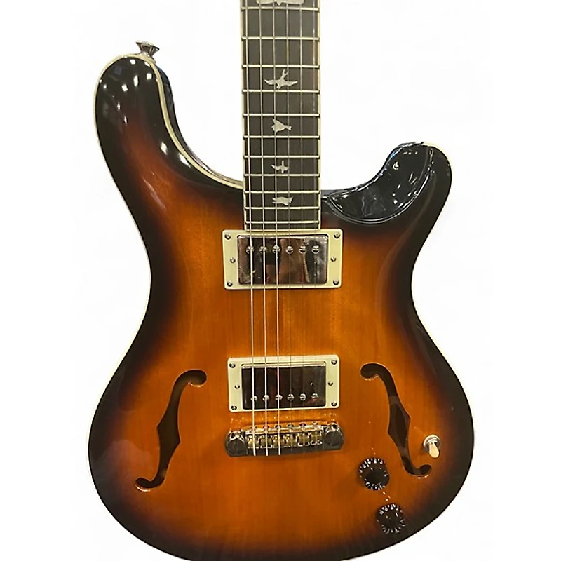Used PRS Hollowbody 2 Tone Sunburst Hollow Body Electric Guitar