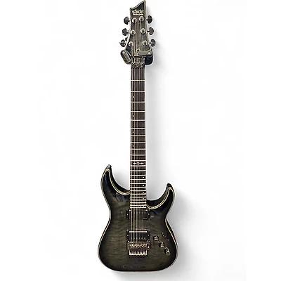 Used Schecter Guitar Research Hellraiser C1 Hybrid FR TRANS BLACK BURST Solid Body Electric Guitar