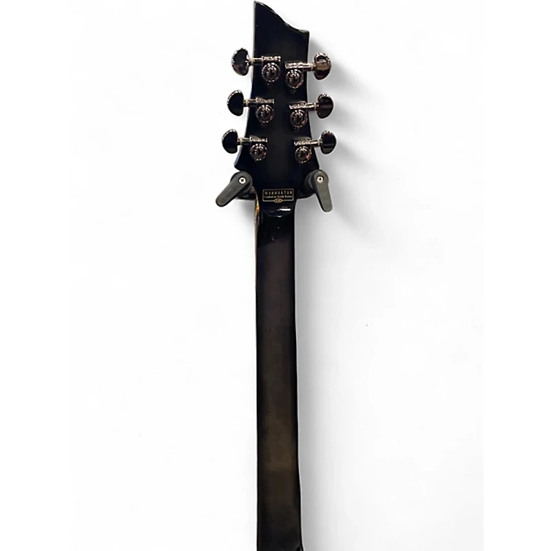 Used Schecter Guitar Research Hellraiser C1 Hybrid FR TRANS BLACK BURST Solid Body Electric Guitar