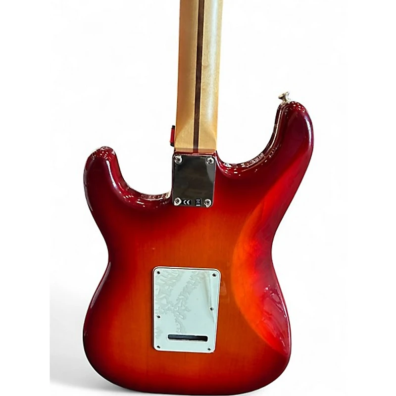 Used Fender Standard Stratocaster aged cherry burst Solid Body Electric Guitar