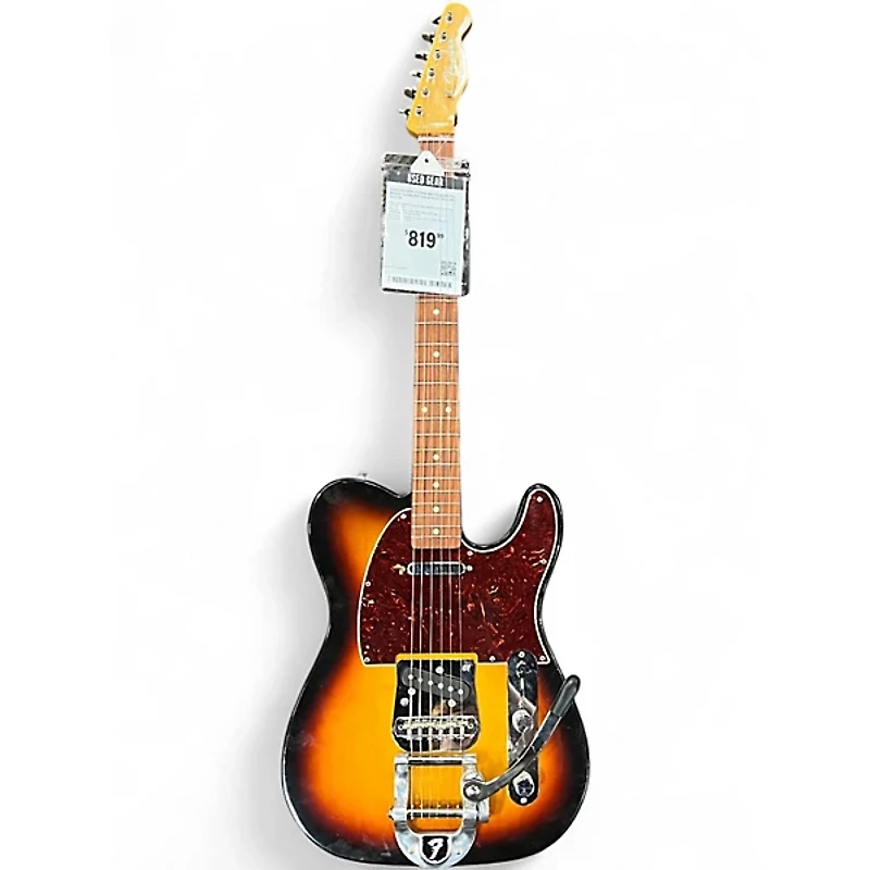 Used Fender Vintera 60s Telecaster Bigsby Sunburst Solid Body Electric Guitar