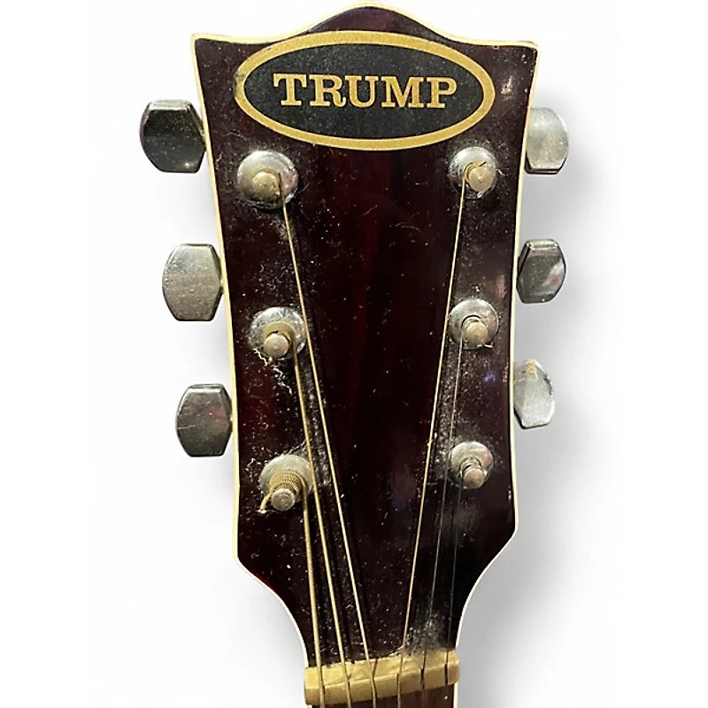 Used Trump Ts21 Red Acoustic Guitar