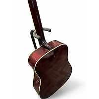 Used Trump Ts21 Red Acoustic Guitar