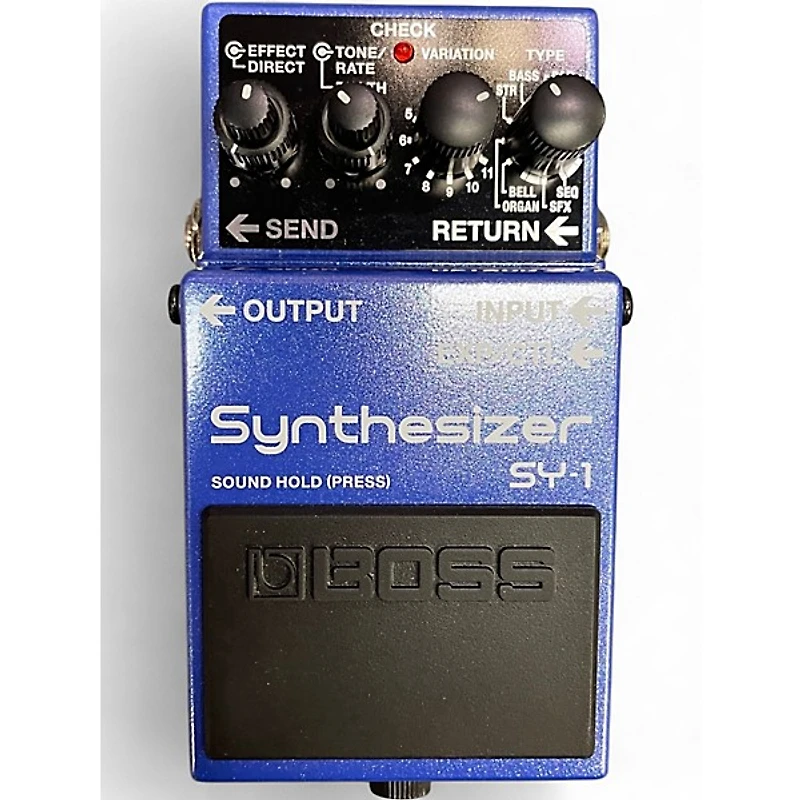 Used BOSS SY1 Synthesizer Effect Pedal