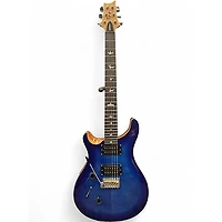 Used PRS SE Custom 24 FADED BLUE BURST Solid Body Electric Guitar