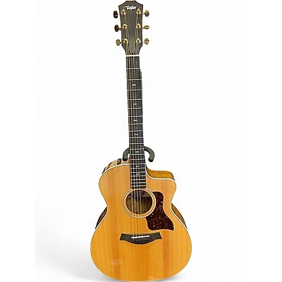 Used Taylor 214ce sunset blvd dlx Natural Acoustic Electric Guitar