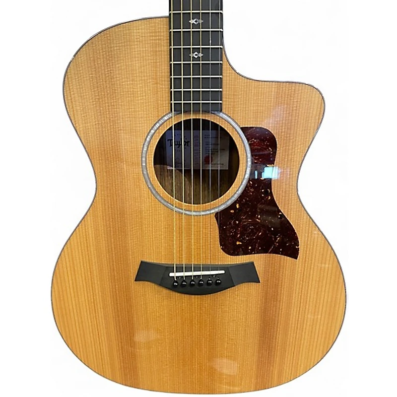 Used Taylor 214ce sunset blvd dlx Natural Acoustic Electric Guitar