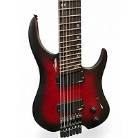Used Legator G7FSS GHOST 7 MULTI SCALE SUPER SHRED TRANS RED BURST Solid Body Electric Guitar