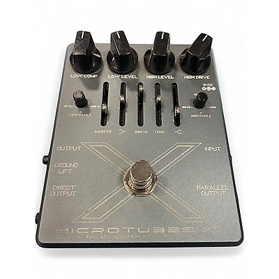 Used Darkglass microtubes x7 pedal Bass Effect Pedal