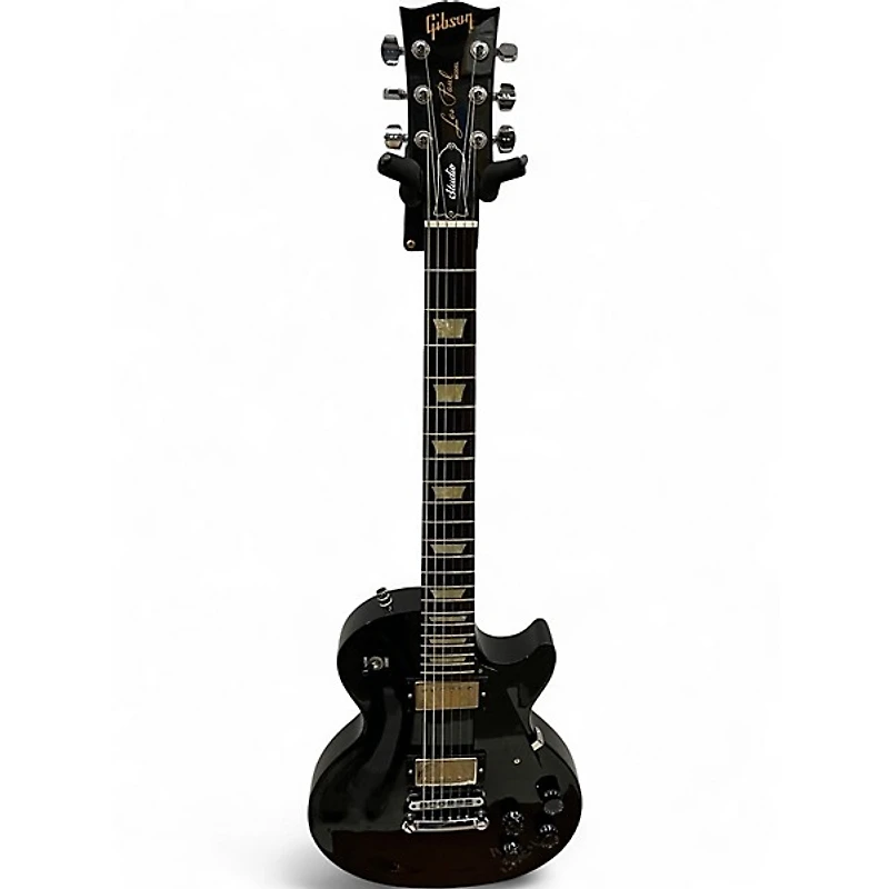 Used Gibson Les Paul Studio Black Solid Body Electric Guitar