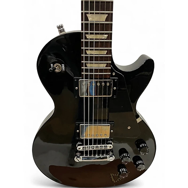 Used Gibson Les Paul Studio Black Solid Body Electric Guitar