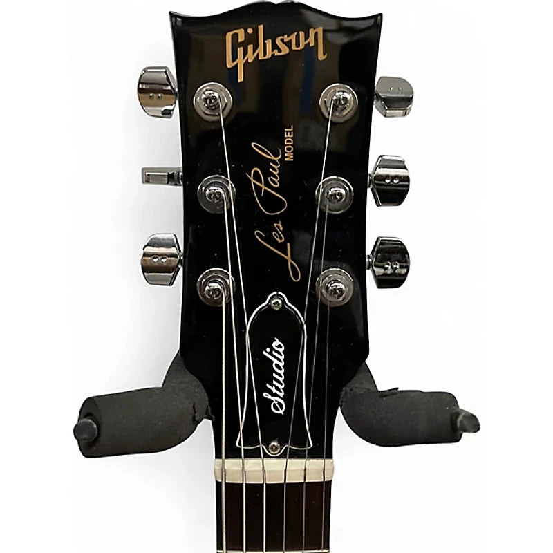 Used Gibson Les Paul Studio Black Solid Body Electric Guitar