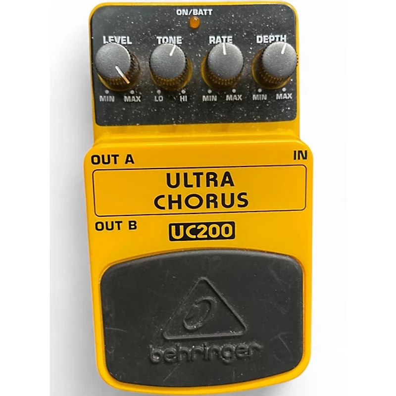 Used Behringer UC200 Stereo Chorus Effect Pedal