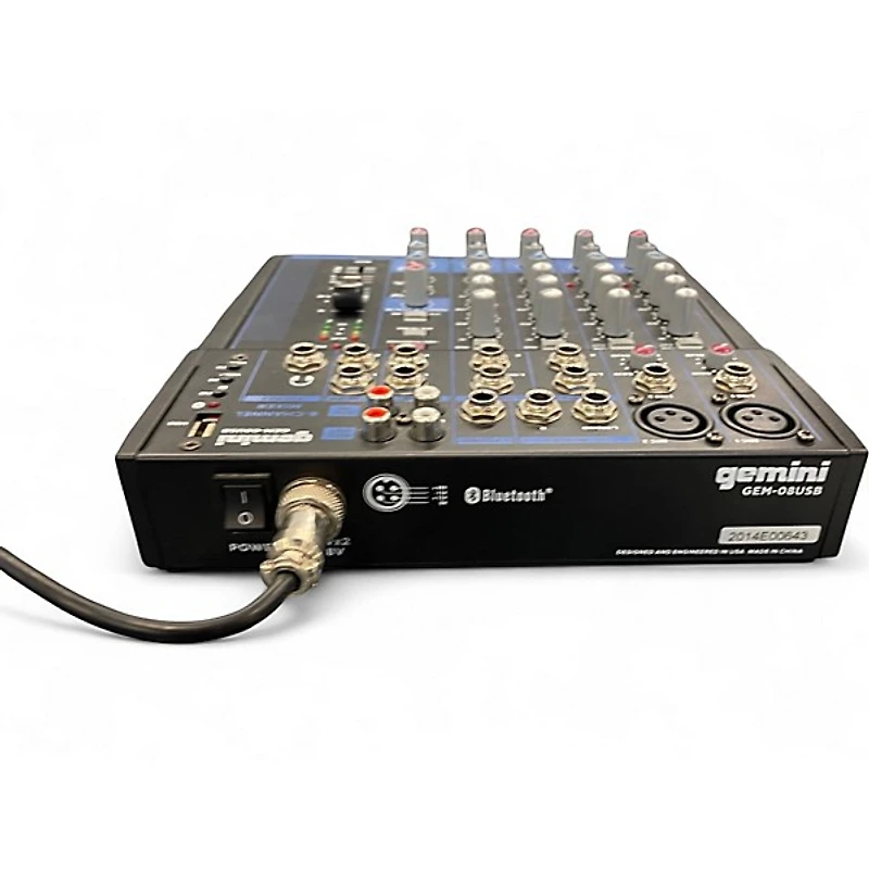 Used Gemini GEM-08USB Powered Mixer