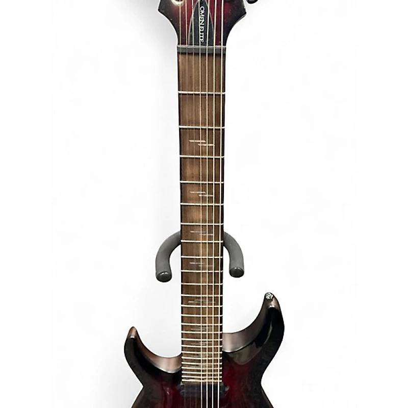 Used Schecter Guitar Research omen elite red Solid Body Electric Guitar