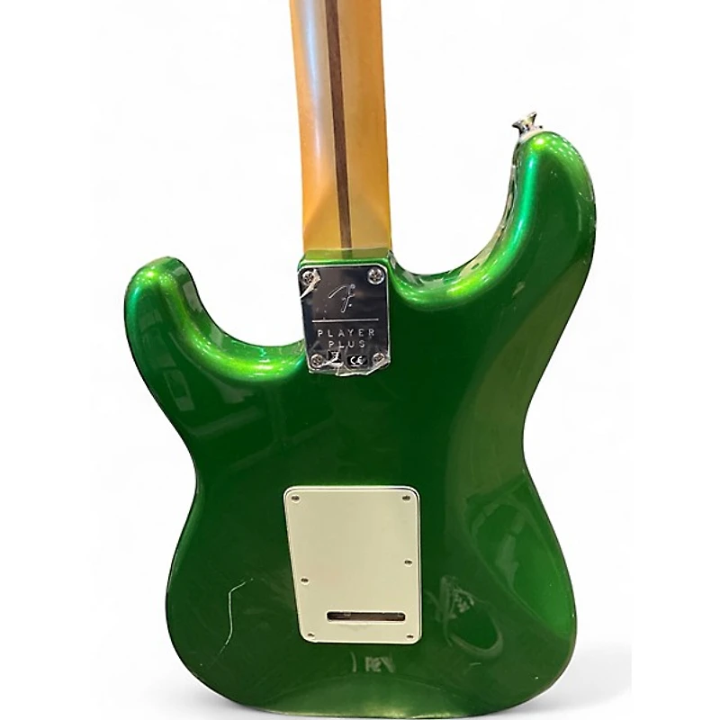 Used Fender Player Plus Stratocaster Green Solid Body Electric Guitar