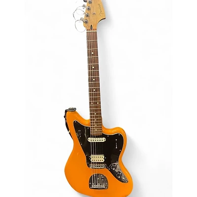 Used Fender Player Jaguar Orange Solid Body Electric Guitar