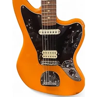 Used Fender Player Jaguar Orange Solid Body Electric Guitar