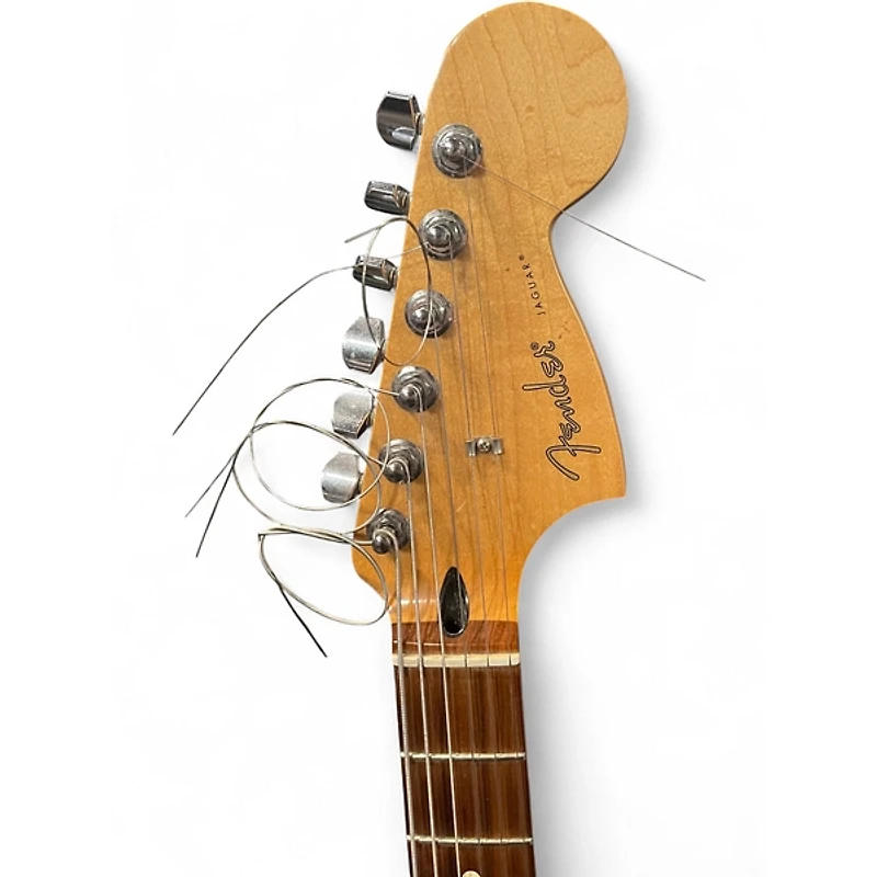 Used Fender Player Jaguar Orange Solid Body Electric Guitar