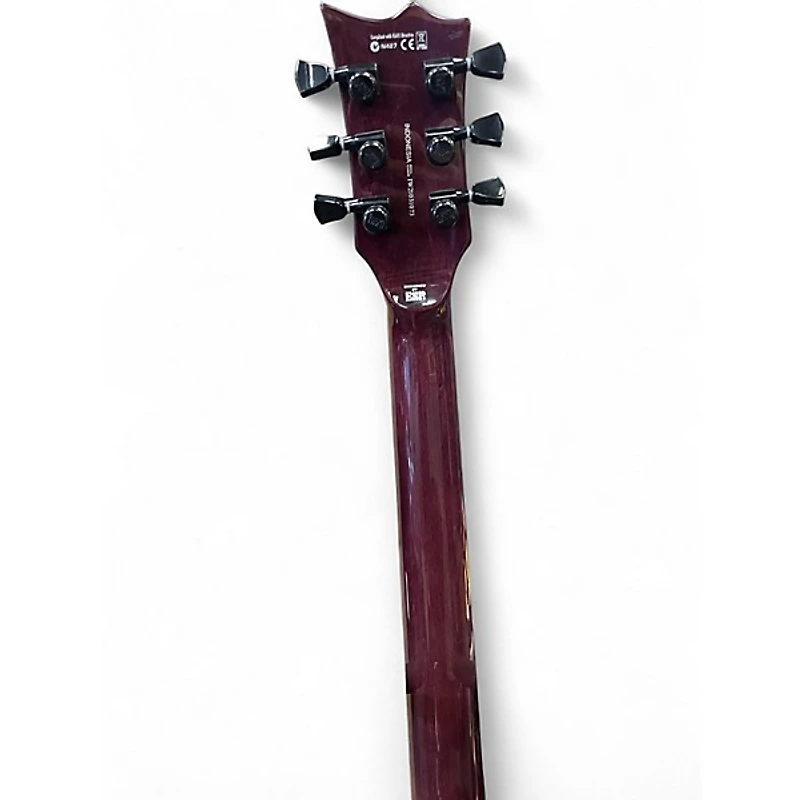 Used ESP EC1000 Trans Purple Solid Body Electric Guitar