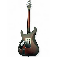 Used Schecter Guitar Research C1 Floyd Rose Platinum Crimson Red Burst Solid Body Electric Guitar