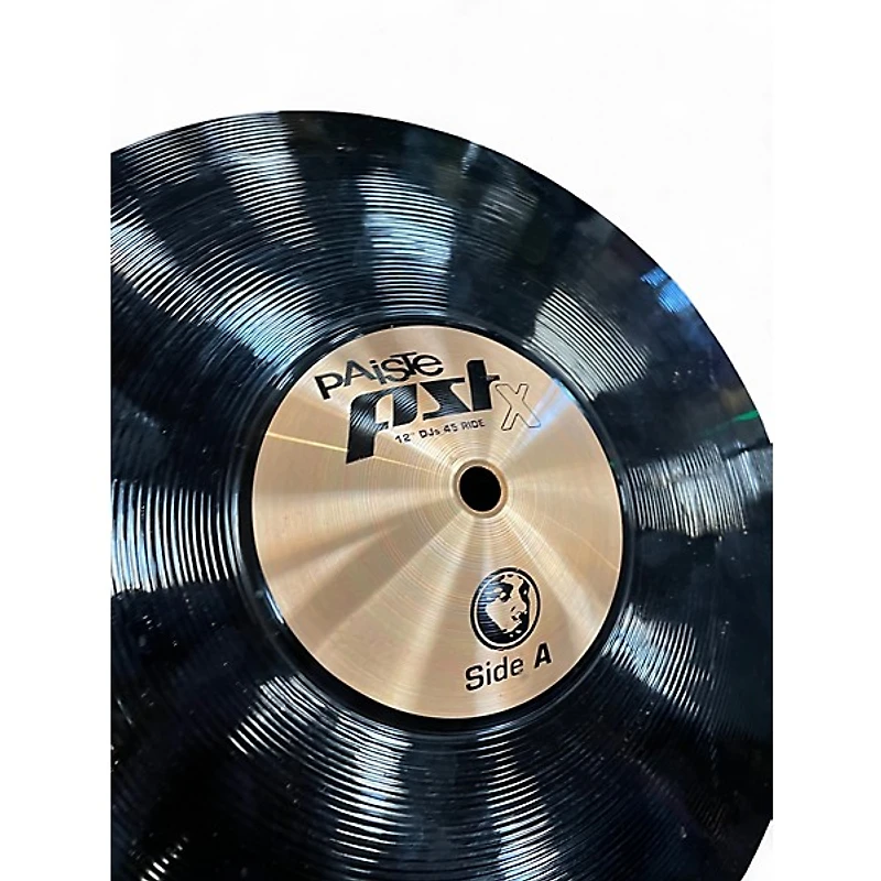 Used Paiste 12in PSTX DJs 45 Ride Cymbal