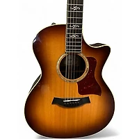 Used Taylor Custom 414ce Sunburst Acoustic Electric Guitar