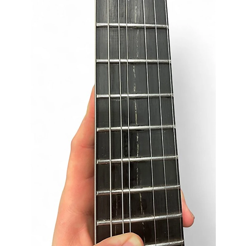 Used Dzilie 7 STRING Trans Blue Solid Body Electric Guitar