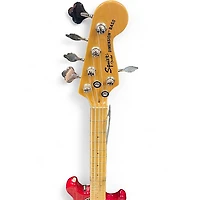 Used Squier Deluxe Dimension Bass V 5 String RED Electric Bass Guitar