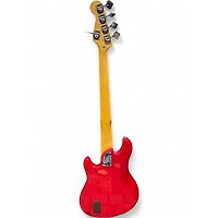 Used Squier Deluxe Dimension Bass V 5 String RED Electric Bass Guitar