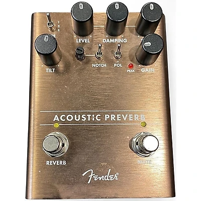 Used Fender Acoustic Preverb Effect Pedal