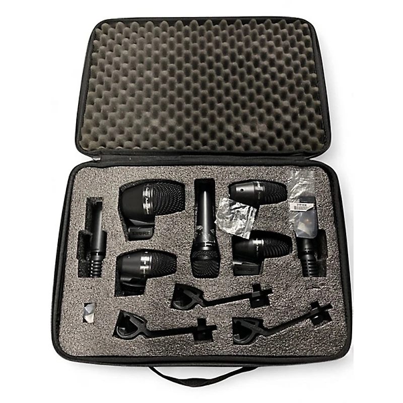 Used Shure PGADRUMKIT7 7-Piece Drum Mic Set Percussion Microphone Pack